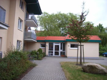Eingang zur Kontakt- und Beratungsstelle am Walkmüllerweg 4a